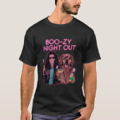 Boo-zy Night Out T Rex Retriever Halloween Tee Tシャツ (正面)