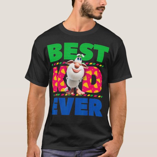 Booba Best Kid Ever Birthday Gift Tシャツ (正面)
