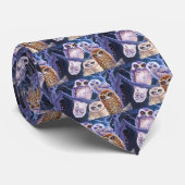 Boobookのフクロウ家族 ネクタイ (ロール)