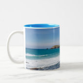 Boobys湾のビーチ|England ツートーンマグカップ (左)