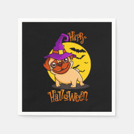 BooF – 魔性ブルドッグのブルーノフランスの スタンダードカクテルナプキン