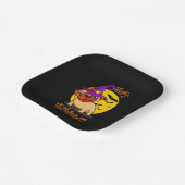 BooF – 魔性ブルドッグのブルーノフランスの ペーパープレート (傾斜あり)