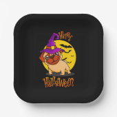 BooF – 魔性ブルドッグのブルーノフランスの ペーパープレート (正面)