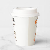 BOOGIEスケルトンの死んだハロウィーンのウェルカムサインの日 紙コップ (右)