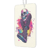 Boogie Bones � Funny 70s Disco Skull カーエアーフレッシュナー (左)