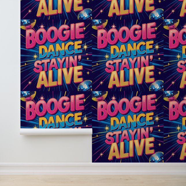 Boogie Dance Stayin' Alive Disco Party Removable 壁紙 (アプリケーション)
