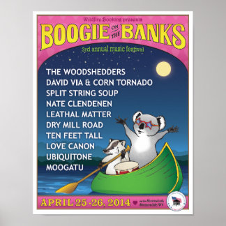 Boogie on the Banks 2014ポスター ポスター