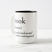 BOOKの辞書定義 ツートーンマグカップ (正面左)