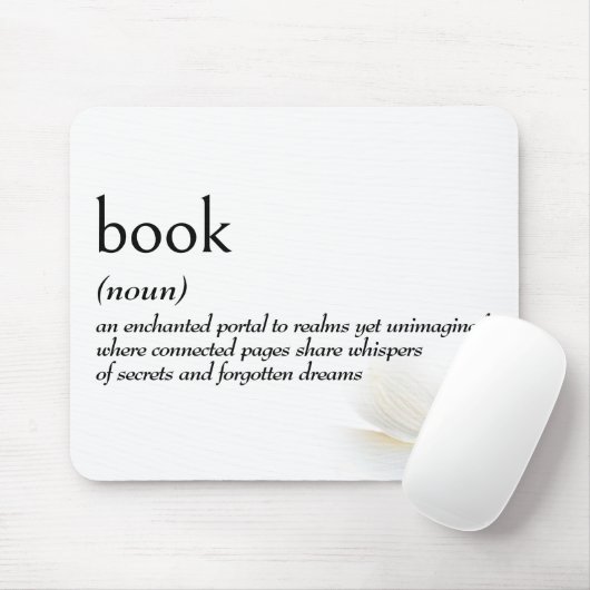 BOOKの辞書定義 マウスパッド (マウス)
