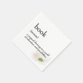 BOOKの辞書的定義 スタンダードカクテルナプキン (角)