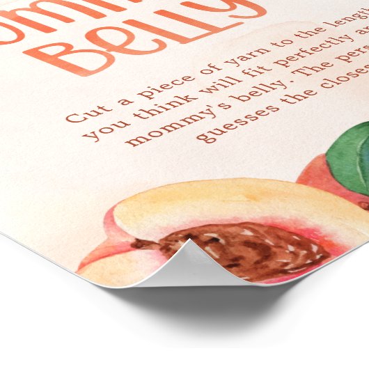 Bookママの腹の立つ看板の大きさ ポスター (角)