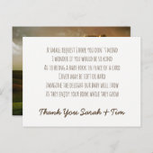 BOOKリクエストパーソナライズされた詩カード赤ちゃんシャワー ポストカード (正面/裏面)