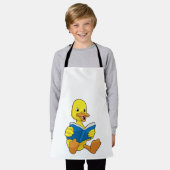 Book読で エプロン (着用した状態)