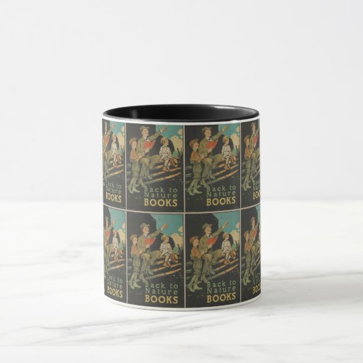 Book'読Vintage Poster マグカップ (中央)