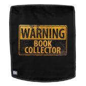 BOOK 警告 COLLECTOR – 金属危険注意標識 バックパック (取り外し可フェース)