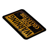 BOOK 警告 COLLECTOR – 金属危険注意標識 マグネット (右側)