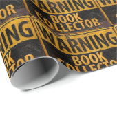 BOOK 警告 COLLECTOR – 金属危険注意標識 ラッピングペーパー (ロールコーナー)