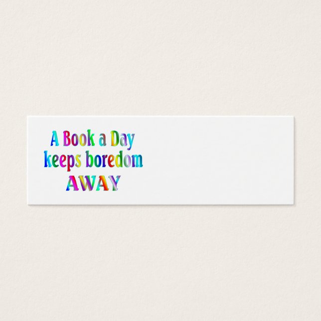 Book a Day BOOKMARK (正面)
