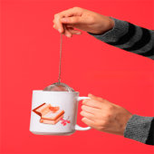  Book Aesthetic with Heart Map &love store コーヒーマグカップ