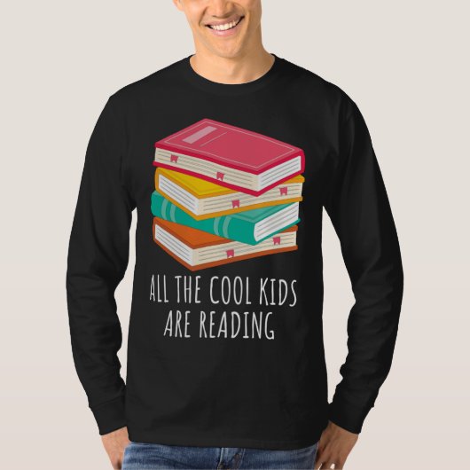 Book  All the Cool Kids are Reading Tシャツ (正面)