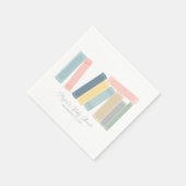 Book Baby Showerのバッグ スタンダードカクテルナプキン (角)