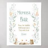 Book Baby Shower Momosa Bar ポスター (正面)
