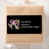 Book Belongs to Your NameスタンプLily Book label ラベル (インサイチュ)