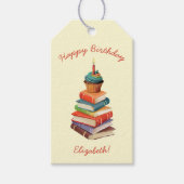 Book Birthday Party Kids 読's ギフトタグ (正面)