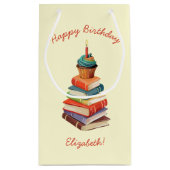 Book Birthday Party Kids 読's スモールペーパーバッグ (裏面)