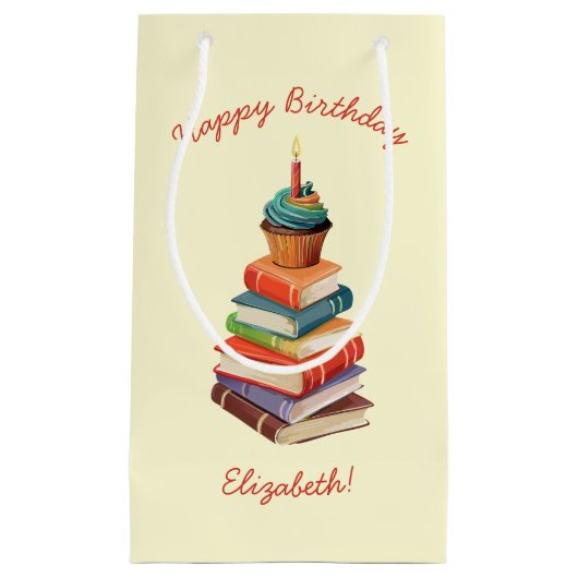 Book Birthday Party Kids 読's スモールペーパーバッグ (正面)