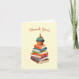Book Birthday Party Kids 読's Thank You カード