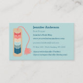 Book Bloggers Reviewers Librarian Bookmark 名刺 (正面)