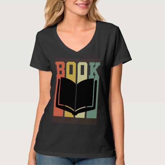 Book  Book and Books Reading pleasure Bookworm Tシャツ (正面)
