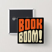 BOOK BOOM! 缶バッジ (正面&裏面)