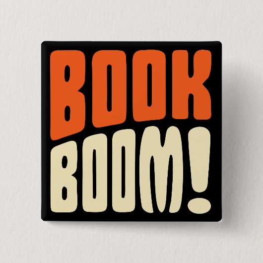 BOOK BOOM! 缶バッジ (正面)