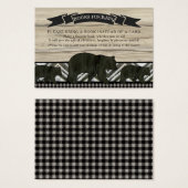 Book Boy Baby Shower Lumberjack Plaid Bear n Cubs (正面&裏面)