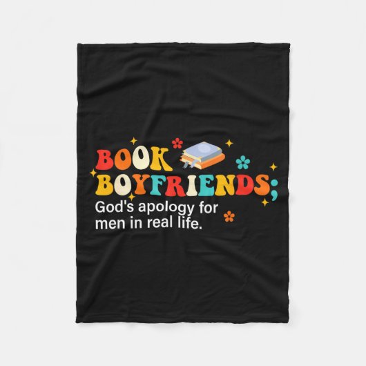 Book Boyfriends Definition Design  フリースブランケット (正面)