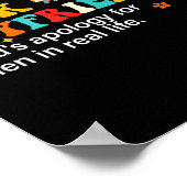 Book Boyfriends Definition Design  ポスター (角)