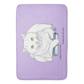 Book Cat バスマット (正面縦)