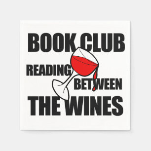 BOOK CLUB読's between the wines スタンダードカクテルナプキン