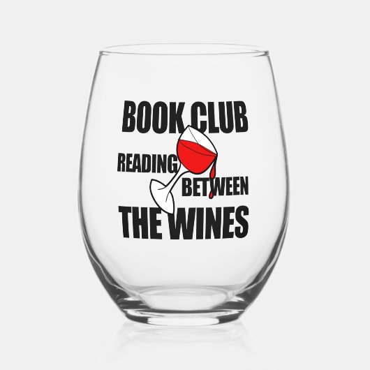 BOOK CLUB読's between the wines ステムなしワイングラス (正面)