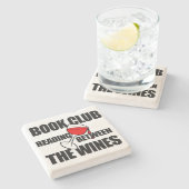 BOOK CLUB読's between the wines ストーンコースター (横)