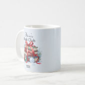 Book Club Christmas Personalized コーヒーマグカップ (正面左)