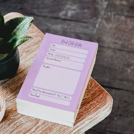 Book Club Companion ノートパッド