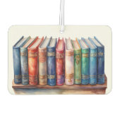 Book Club Customizable Auto カーエアーフレッシュナー (裏面)