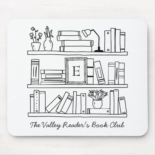 Book Club Member's Personalized Gift マウスパッド (正面)