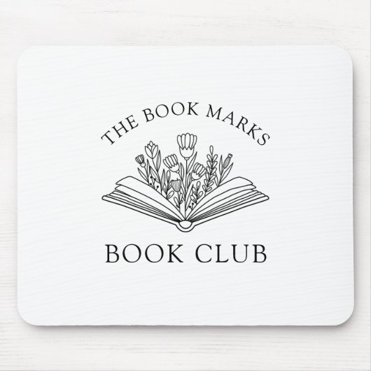 Book Club Name Members Personalized Gift マウスパッド (正面)