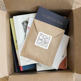 Book Club Name Personalized  スクエアシール