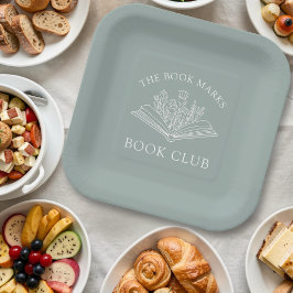 Book Club Name Personalized ペーパープレート