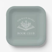Book Club Name Personalized  ペーパープレート (正面)
